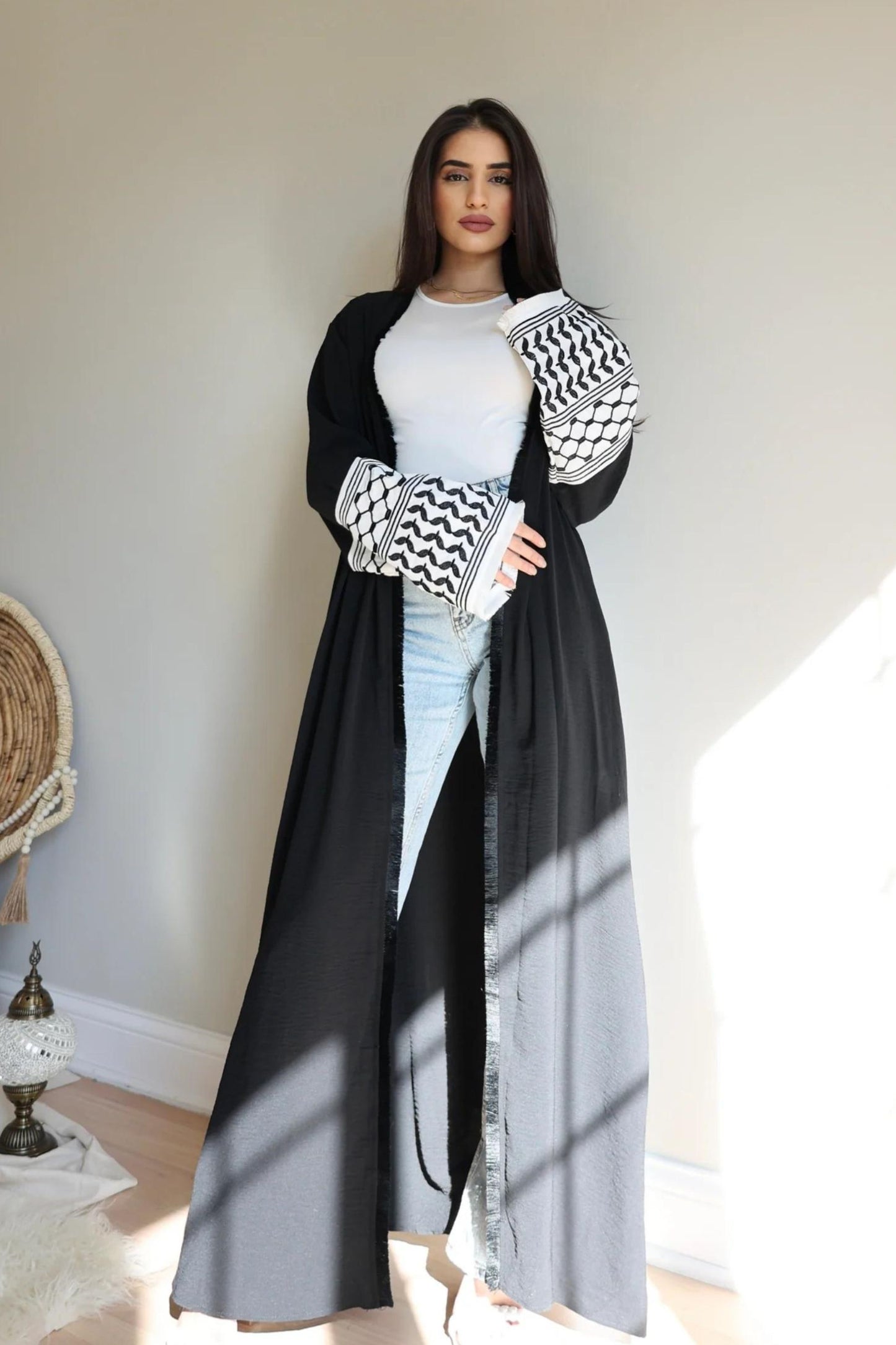 Palestine Keffiyeh Inspired Abaya