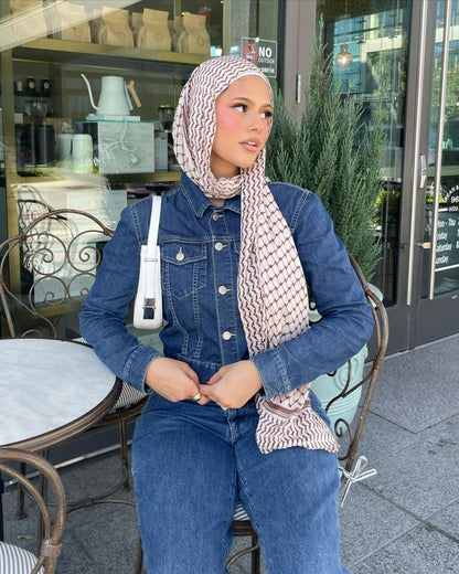 Palestine Keffiyeh Inspired Hijab