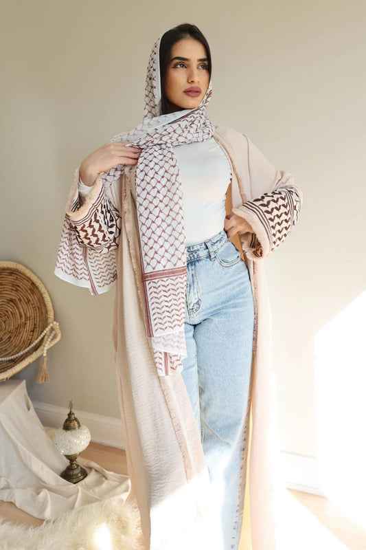 Palestine Keffiyeh Inspired Abaya