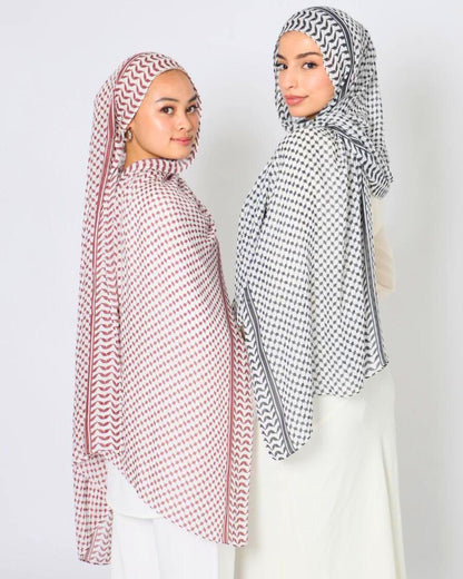 Palestine Keffiyeh Inspired Hijab