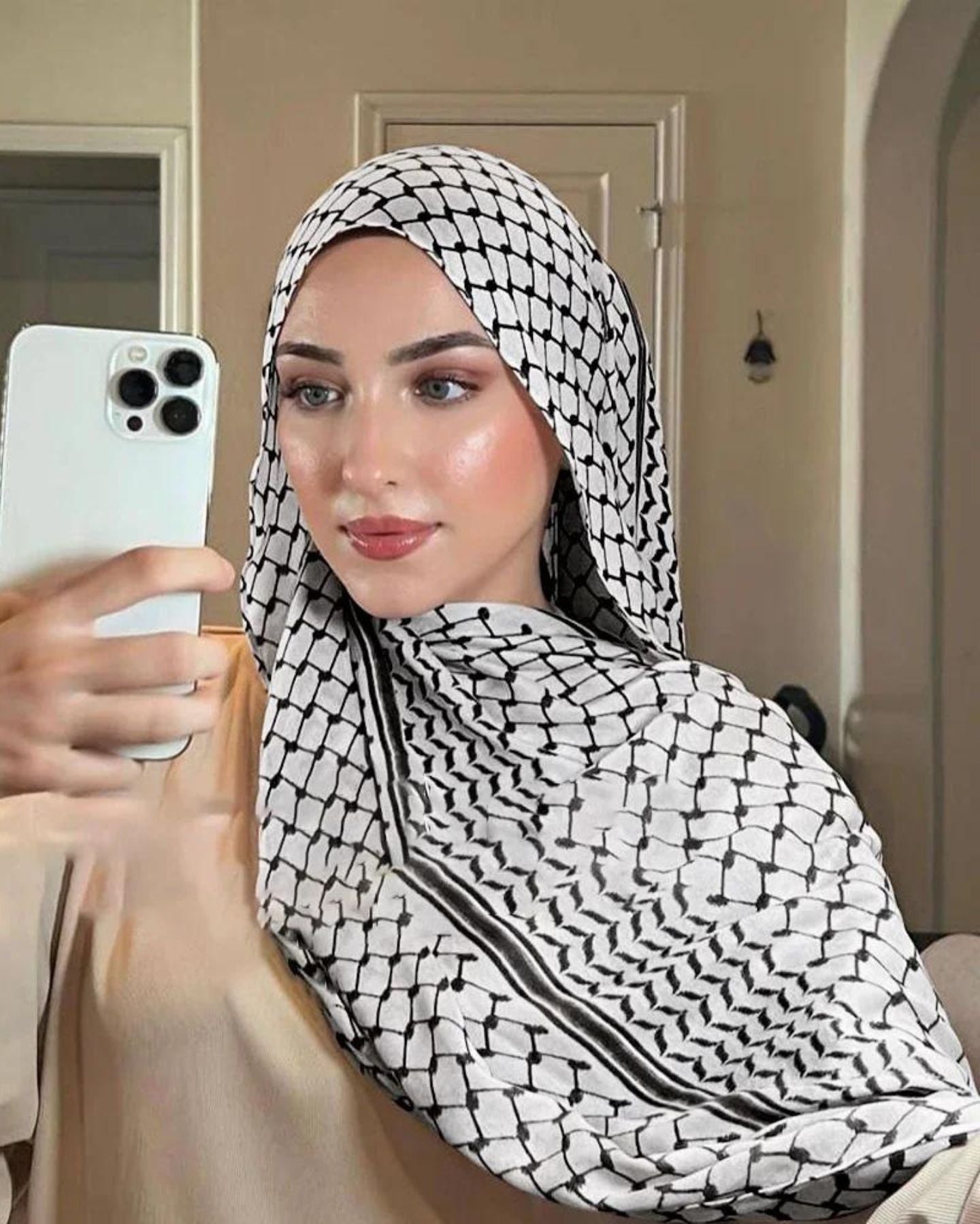 Palestine Keffiyeh Inspired Hijab