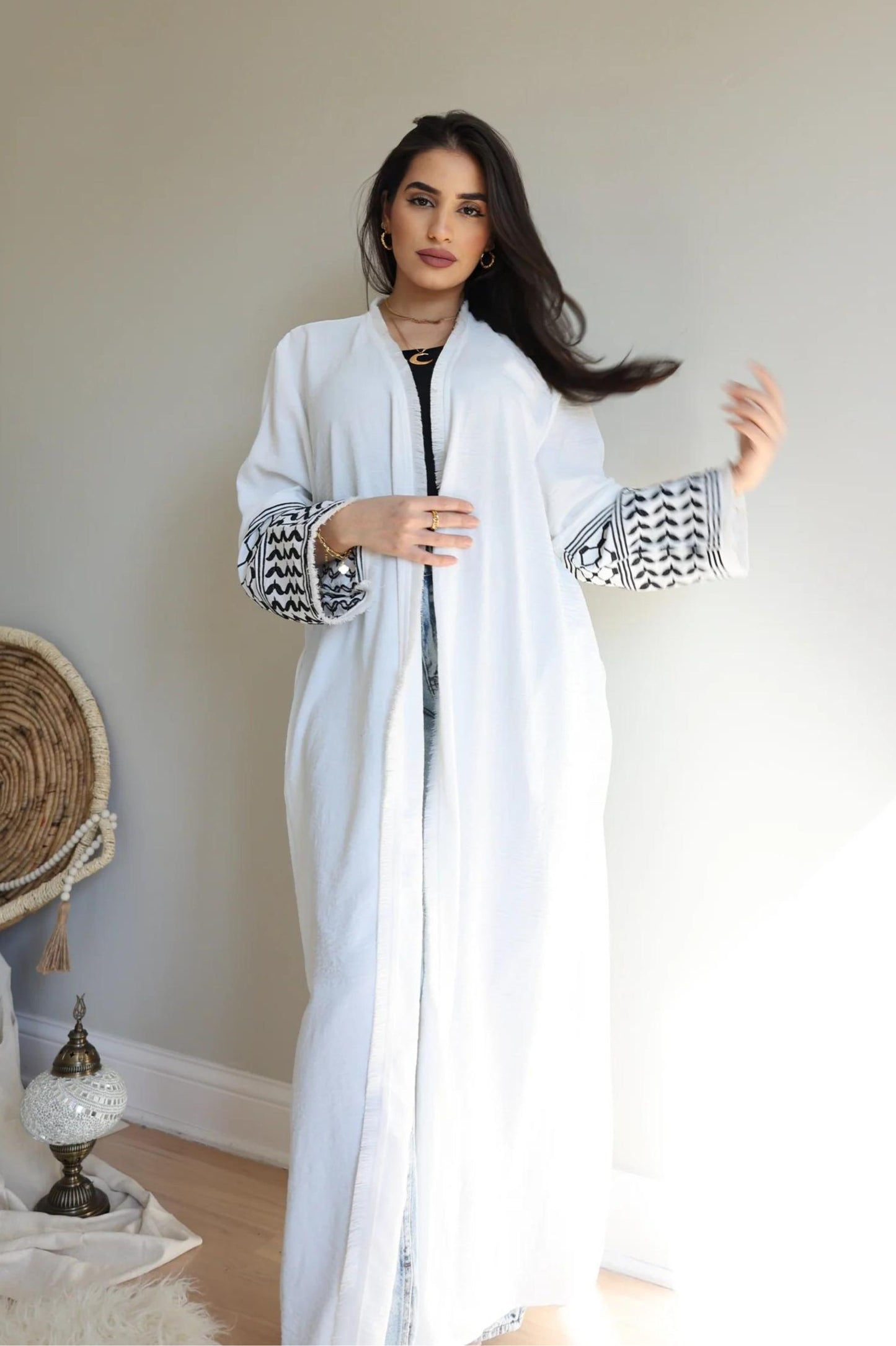 Palestine Keffiyeh Inspired Abaya