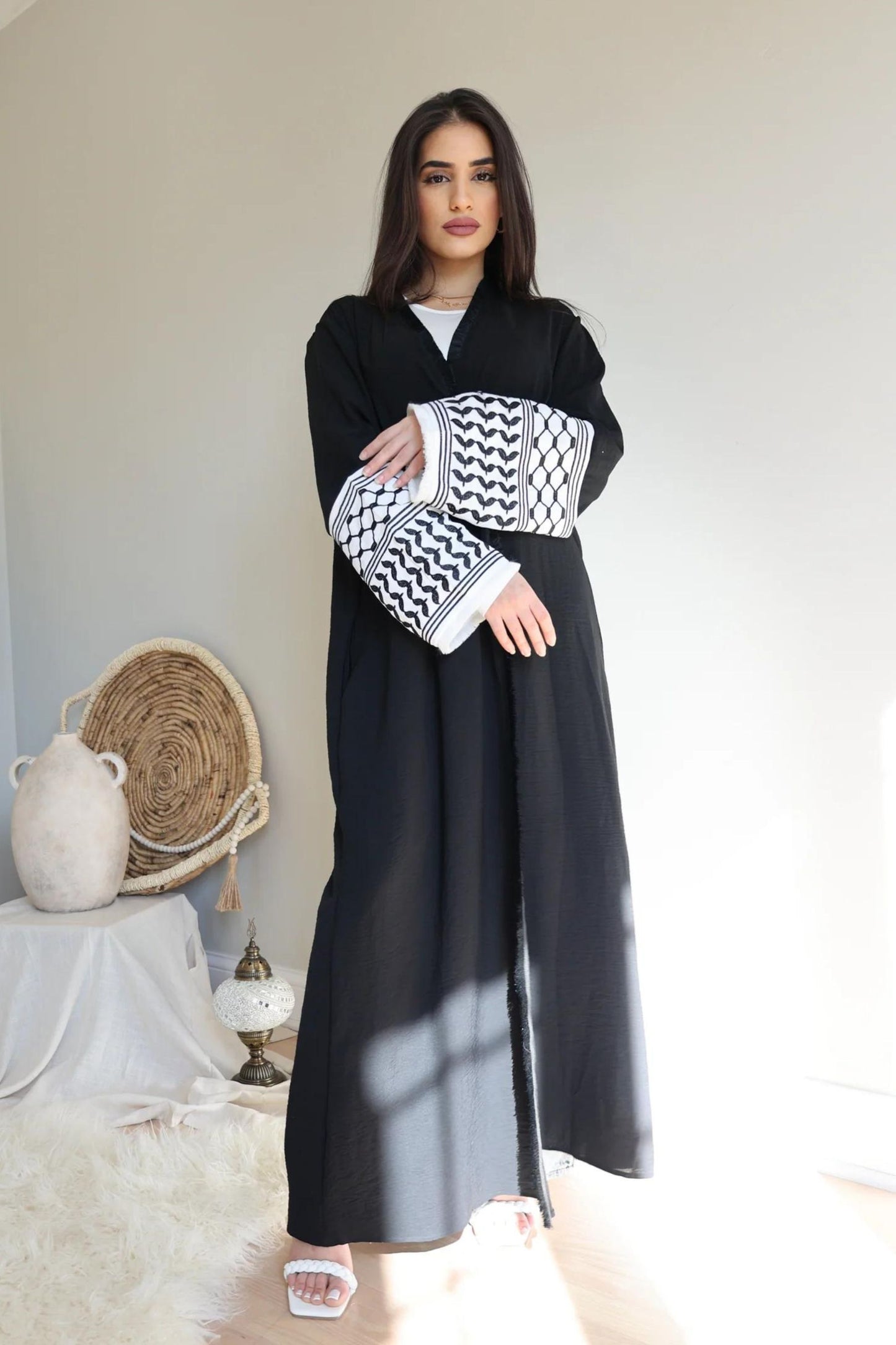 Palestine Keffiyeh Inspired Abaya