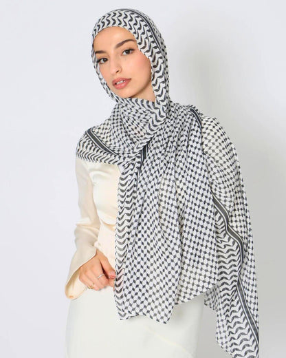 Palestine Keffiyeh Inspired Hijab