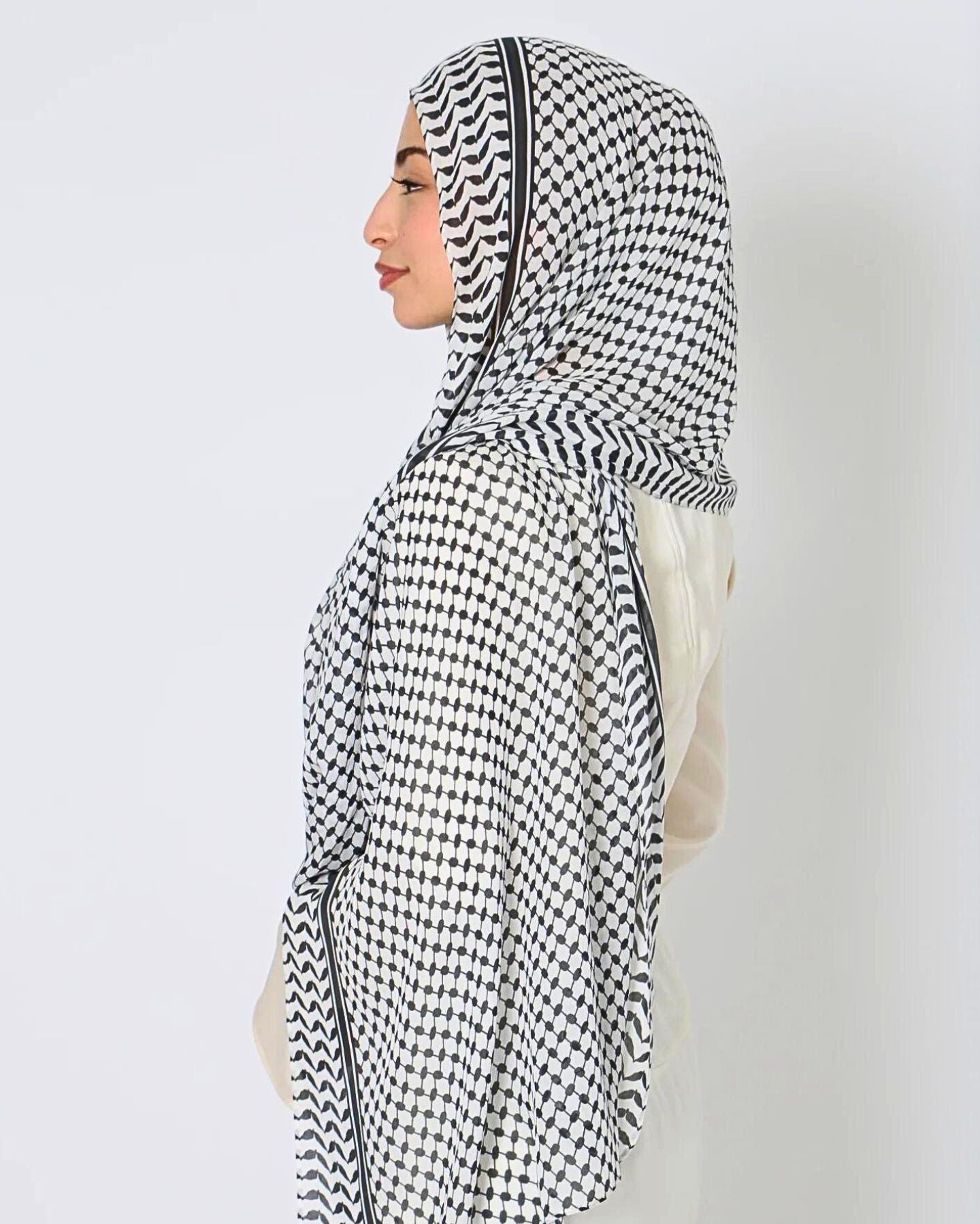 Palestine Keffiyeh Inspired Hijab