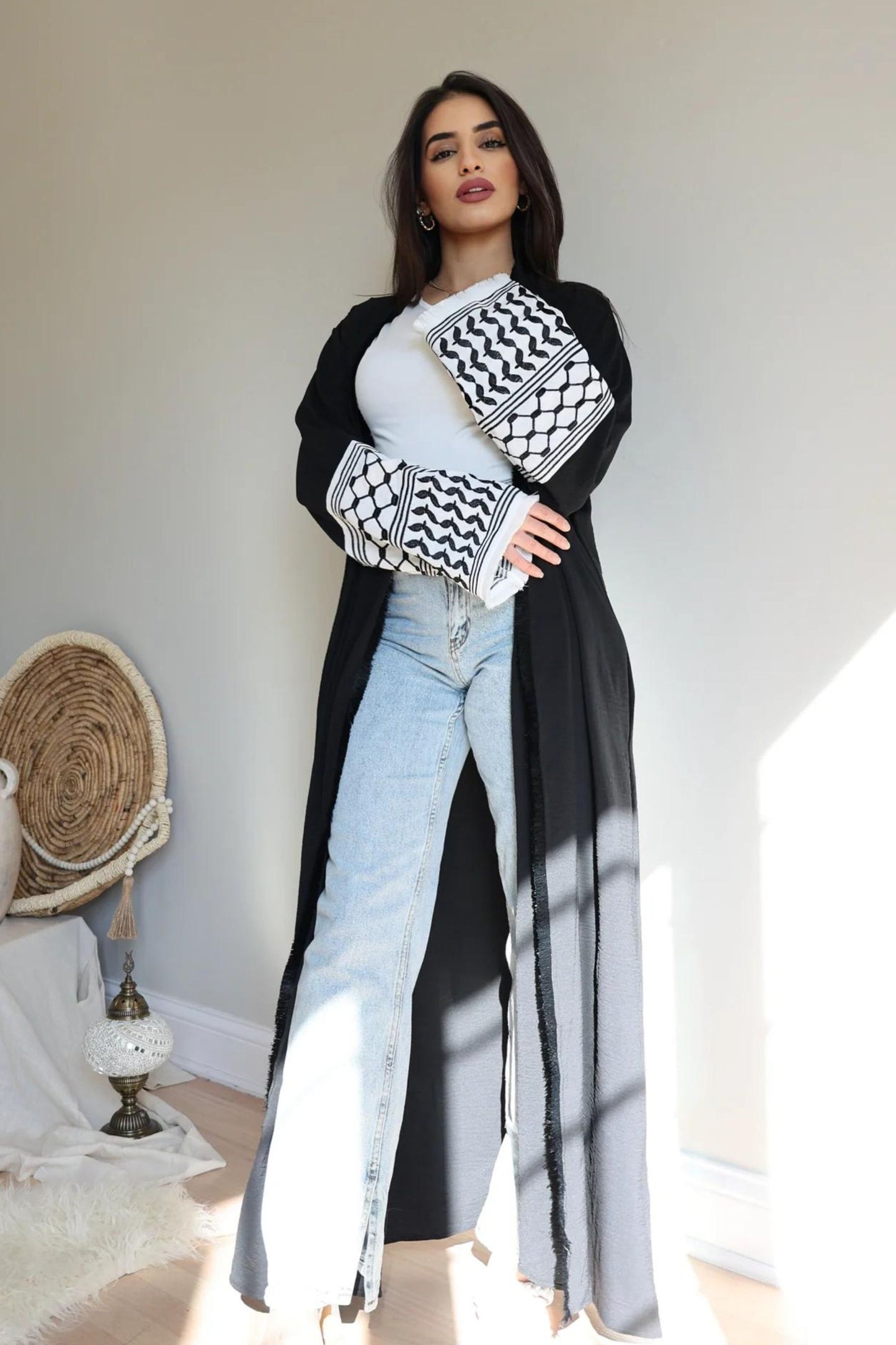 Palestine Keffiyeh Inspired Abaya