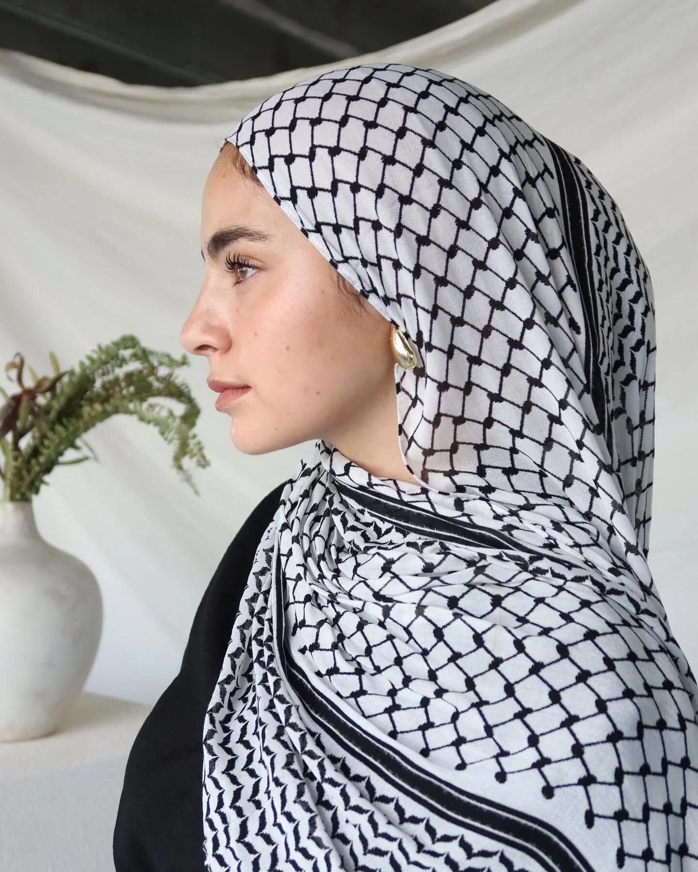 Palestine Keffiyeh Inspired Hijab